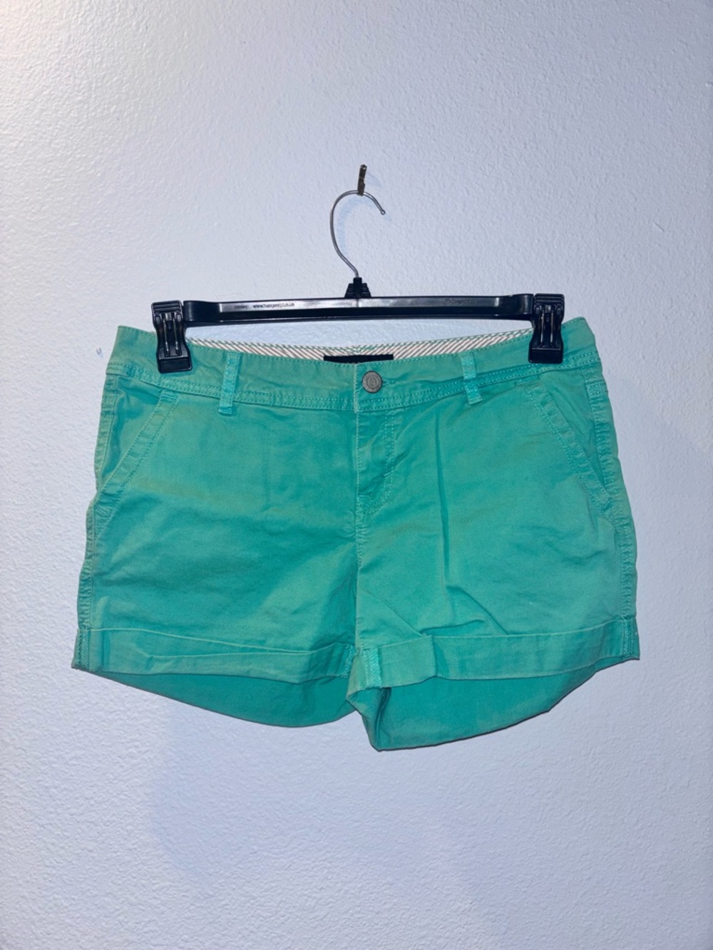 Aeropostale Green Mid Rise Women's Shorts 8